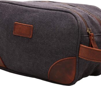 Vintage Leather Men's Toiletry Bags